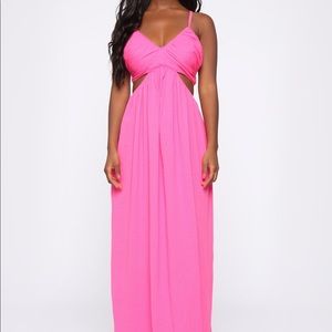 Hot Pink Maxi Dress